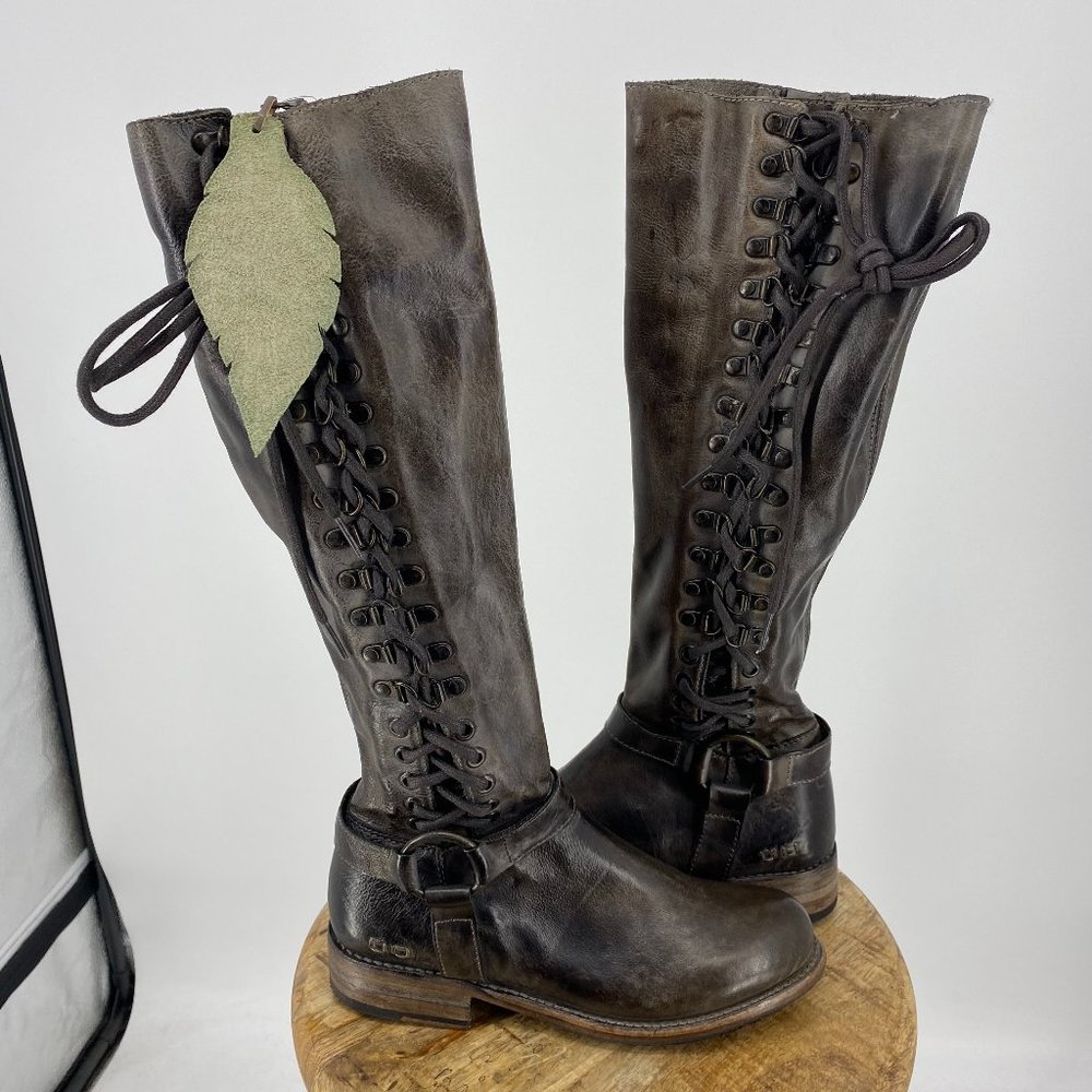 NWT | Bed Stu Tall Leather Corset Burnley Boots